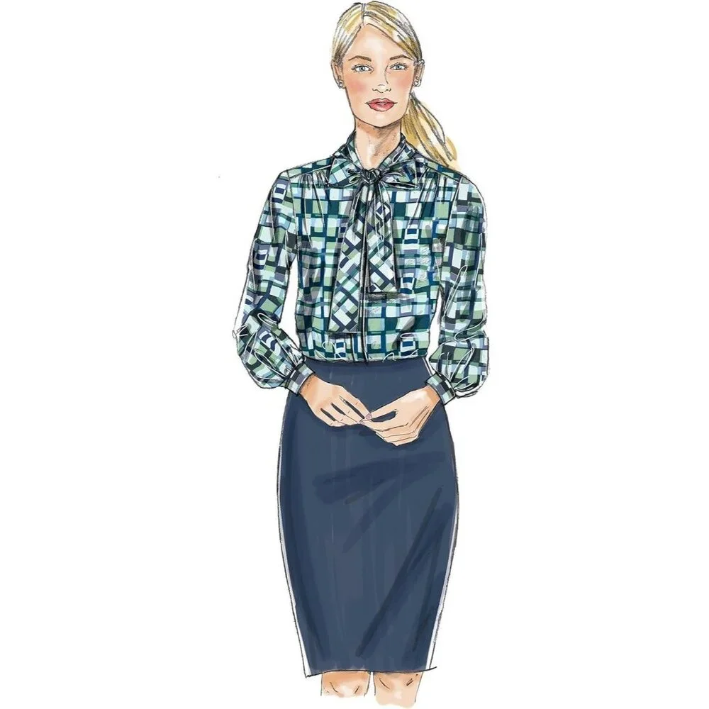 Butterick Sewing Pattern 6488 Shirt Blouse‎ Misses Size 6-14